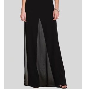 NWOT Pants/Maxi Skirt with tie waist